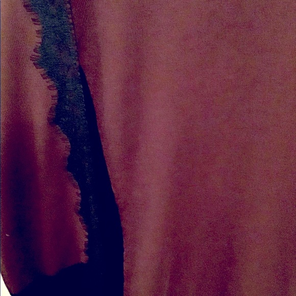 Apt 9. XL burgundy with black overlay on sleeves - Picture 5 of 5
